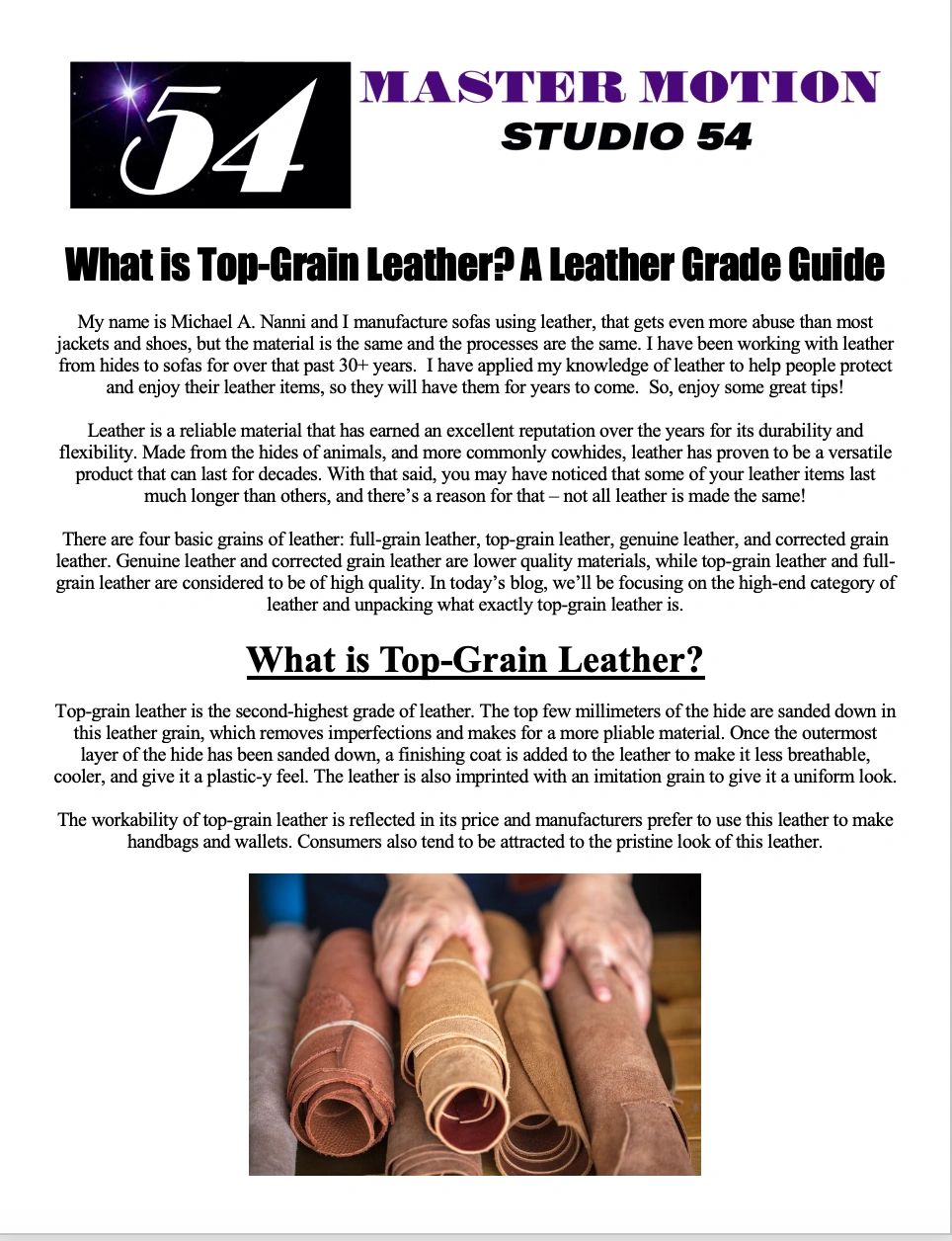 What is TopGrain Leather? A Leather GuideUnderstanding Leather